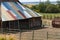 Colorful barn roof