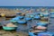 Colorful basket boats