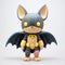 Colorful Batman Figurine With Wings And Yellow Face