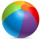 Colorful beach ball