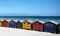 Colorful beachhouses, South Africa Cape Town