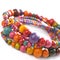 Colorful beads