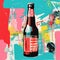 Colorful Beer Bottle Art Print Inspired By American Urban Life