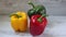 Colorful bell peppers