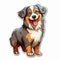 Colorful Bernese Mountain Dog Stickers For Wall Decor