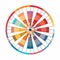 Colorful Bicycle Wheel Design With Rich Tonal Palette