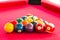 Colorful Billiard balls