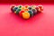 Colorful Billiard balls