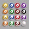 Colorful billiard balls with numbers