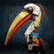 Colorful Bird Sculpture: Edgy Caricatures By Tibor Nagy