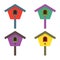 Colorful Birdhouses