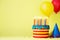 Colorful birthday party background