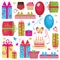 Colorful Birthday party set