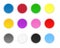 Colorful Blank Sticker Icons