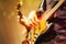 Colorful blurred rock music background