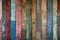 Colorful Board Wall With Various Wood Textures