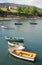 Colorful boats in Ireland