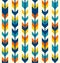 Colorful bohemian aztec arrows pattern