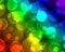 Colorful bokeh with rainbow speckrum