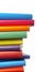 Colorful books stack education