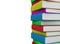 Colorful books stacked