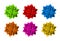 Colorful Bows Isolated