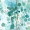 Colorful branches with translucent layers in a serene style (tiled)