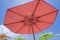 Colorful Brazilian beach umbrellas