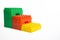 Colorful brick toys stairs