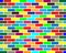 Colorful brick wall background