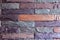 Colorful bricks wall pattern background.