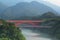 Colorful bridges in Taoyuan Taiwan