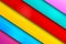 Colorful bright slanted banners composition