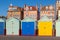 Colorful Brighton beach huts