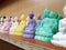 Colorful Buddha Idols
