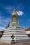 Colorful buddhist temple in Wat Pho complex in Bangkok, Thailand