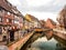 Colorful building in Colmar\'s old town, Alsace, France