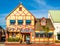 Colorful building in Solvang, California