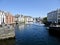 Colorful Buildings on a canal in Alesund,