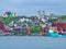 Colorful buildings and houses in St. John`s