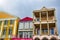 Colorful buildings of Nassau, Bahamas