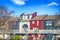 Colorful buildings Newport Rhode Island