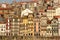 Colorful buildings in the old town. Porto. Portugal