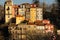 Colorful buildings in the old town. Porto.Portugal