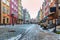 Colorful buildings in Piwna street, Gdansk, Poland