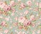 Colorful bunch of floral seamless pattern in nostalgic vintage style