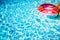 colorful buoy in a swimming pool in summer