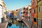 Colorful Burano island, Venice