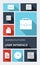 Colorful business UI apps user interface flat icon