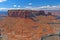 Colorful Butte in a Dramatic Canyon